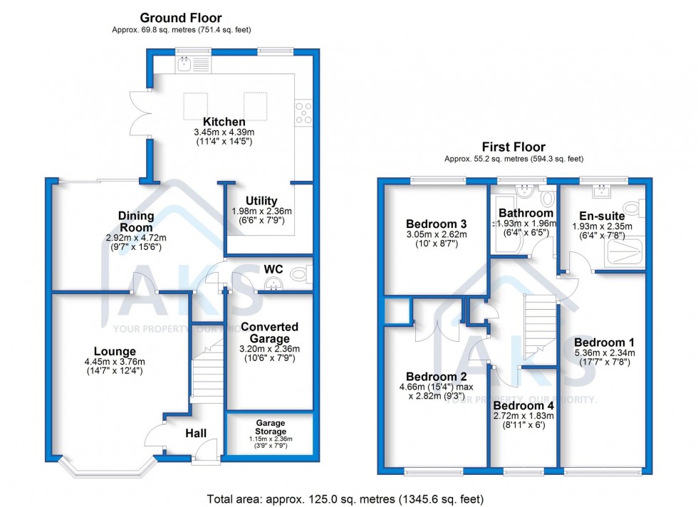 Floorplan for Churchside, Willington, DE65