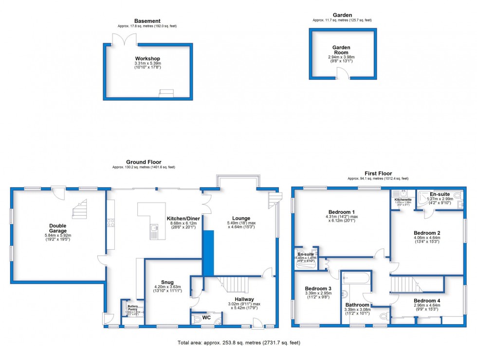 Floorplan for Ogston, Higham, DE55