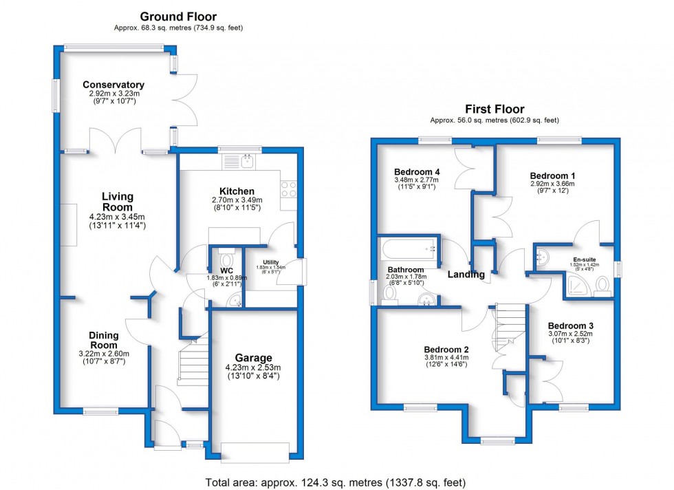 Floorplan for Orchard Close, Boulton Moor, DE24