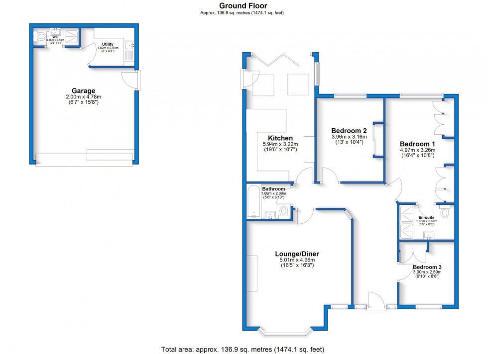 Floorplan for Owlswick Close, Littleover, DE23