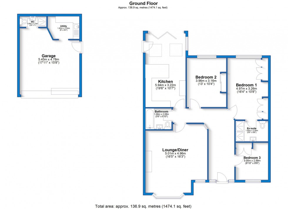 Floorplan for Owlswick Close, Littleover, DE23