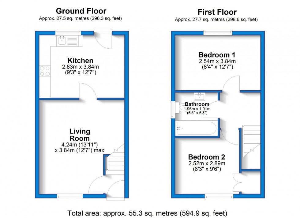 Floorplan for Halifax Close, Hilton, DE65