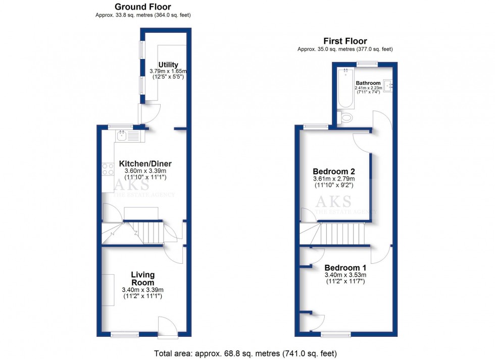 Floorplan for Hamilton Terrace, Willington, DE65