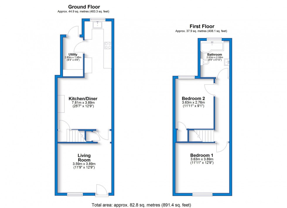 Floorplan for Scropton Road, Hatton, DE65