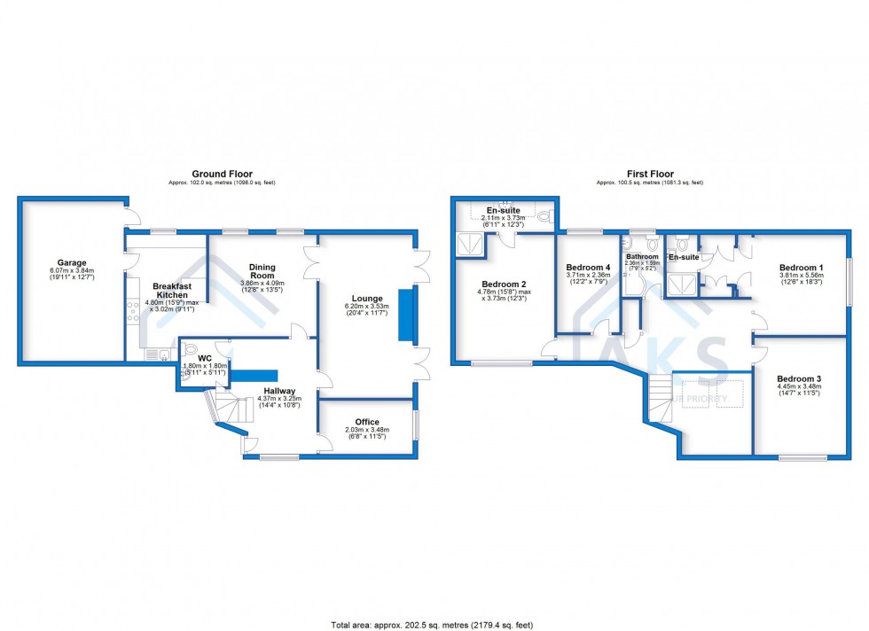 Floorplan for Mill Lane, Hilton, DE65