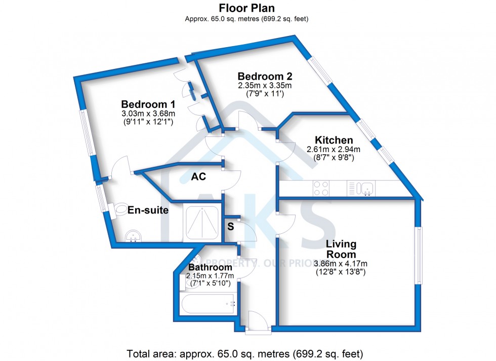 Floorplan for Wildhay Brook, Hilton, DE65