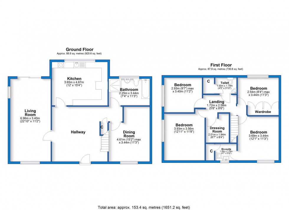 Floorplan for Derby Road, Hilton, DE65