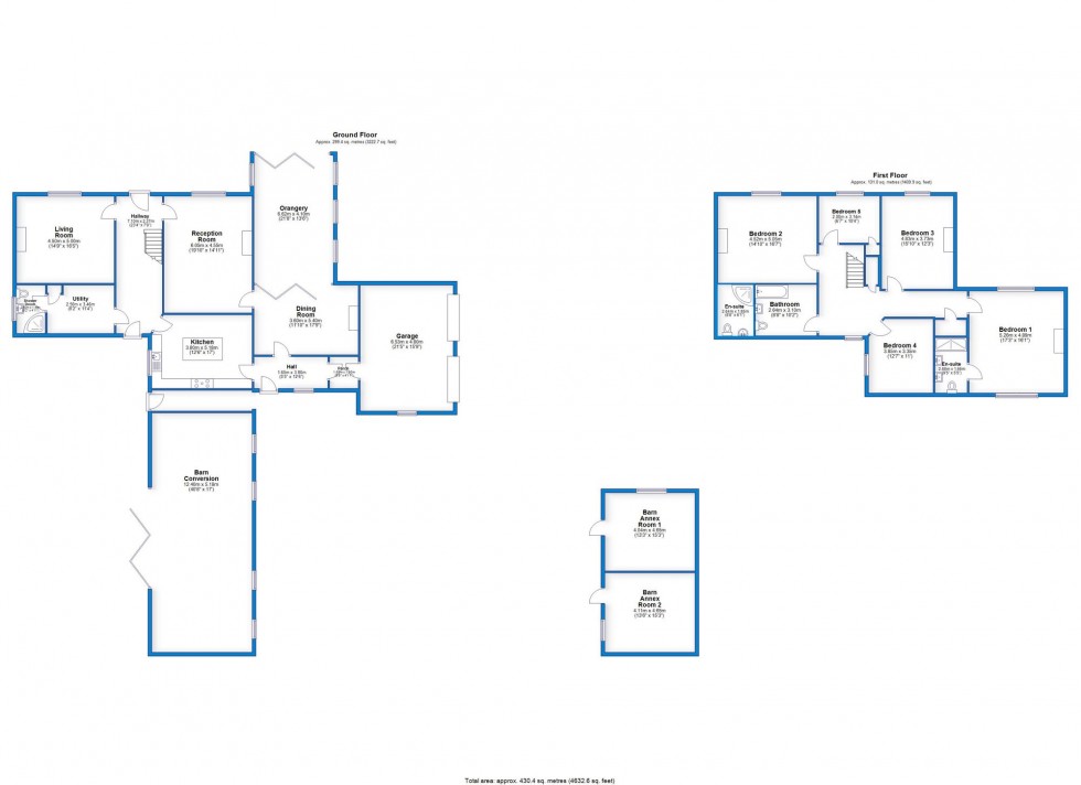 Floorplan for Hay Lane, Foston, DE65