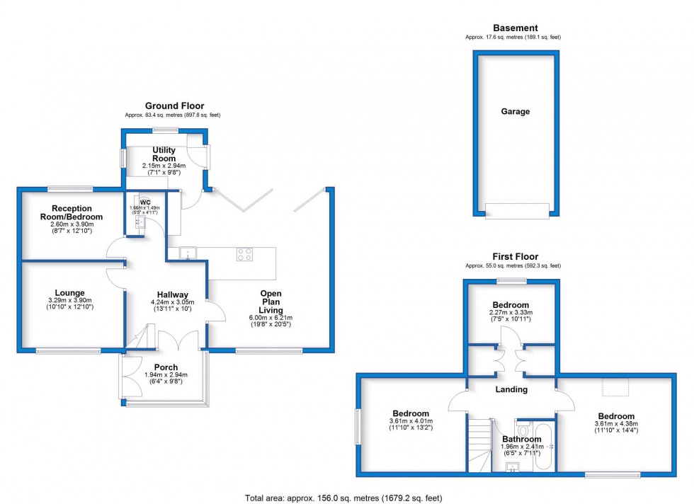 Floorplan for Marlpit Lane, Sutton On The Hill, DE6