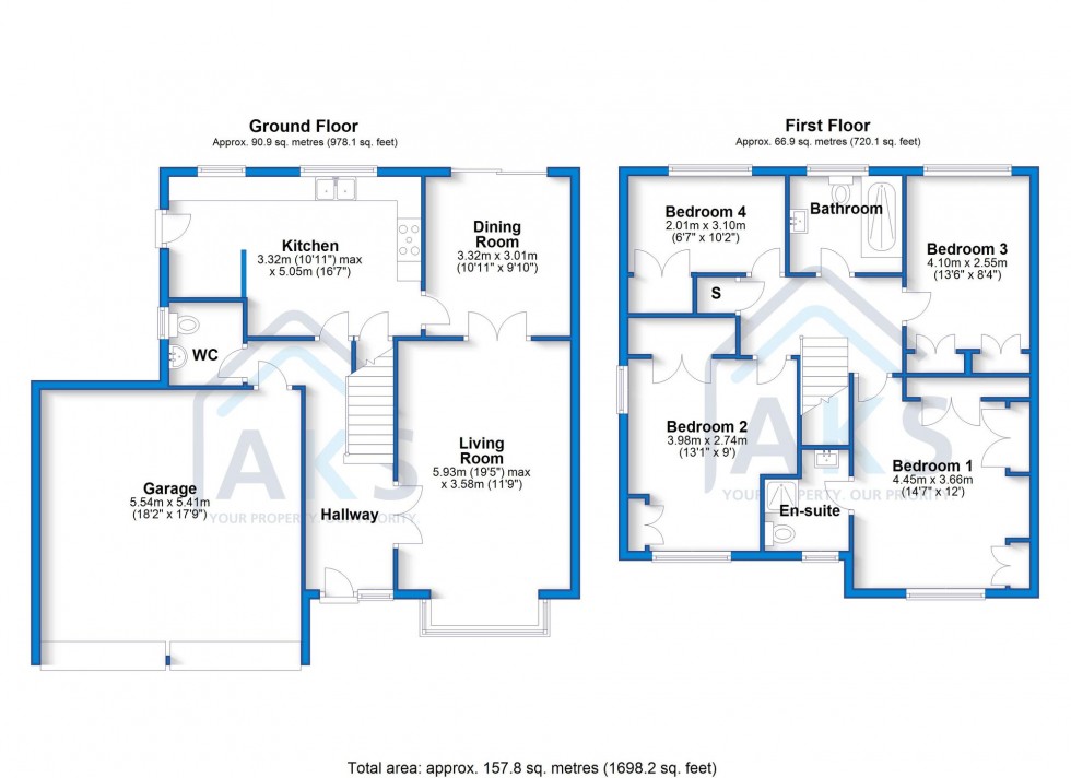 Floorplan for Glencroft Drive, Stenson Fields, DE24