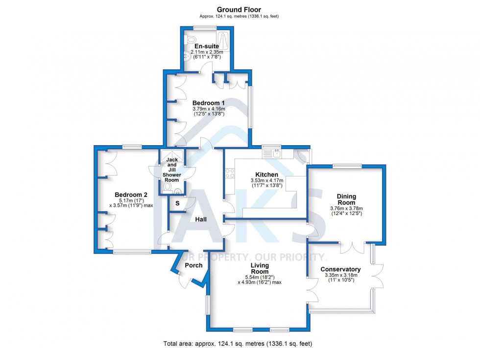 Floorplan for Uttoxeter Road, Hilton, DE65