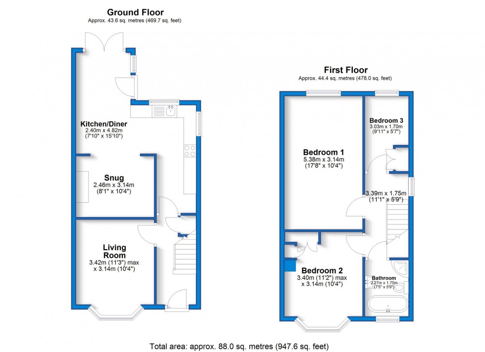Floorplan for Egginton Road, Etwall, DE65