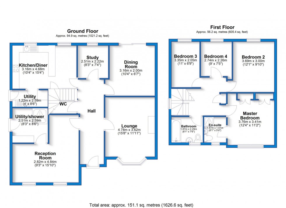 Floorplan for Bren Way, Hilton, DE65