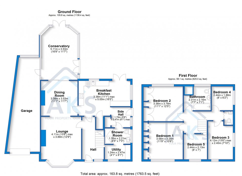 Floorplan for Etwall Road, Egginton, DE65