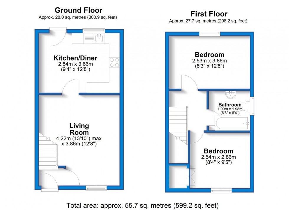 Floorplan for Bren Way, Hilton, DE65