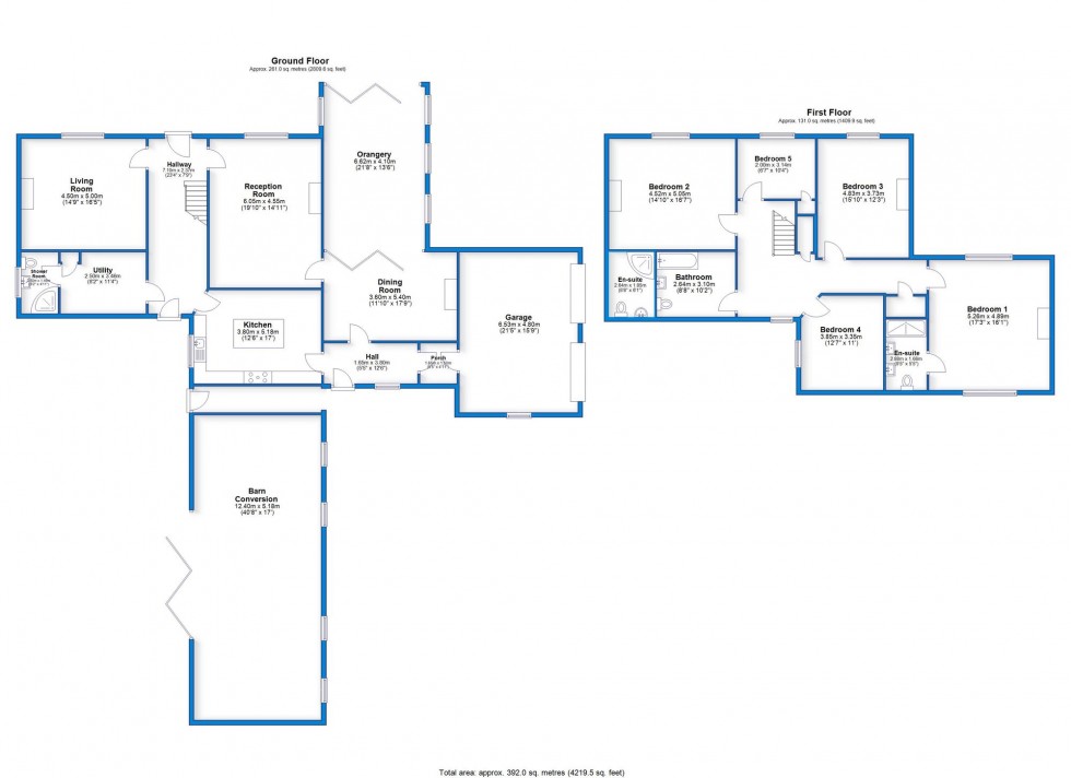 Floorplan for Hay Lane, Foston, DE65