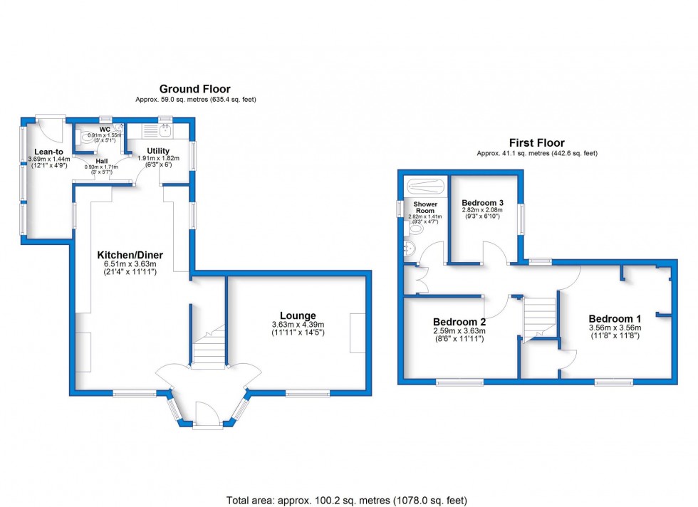 Floorplan for Marston Old Lane, Hatton, DE65