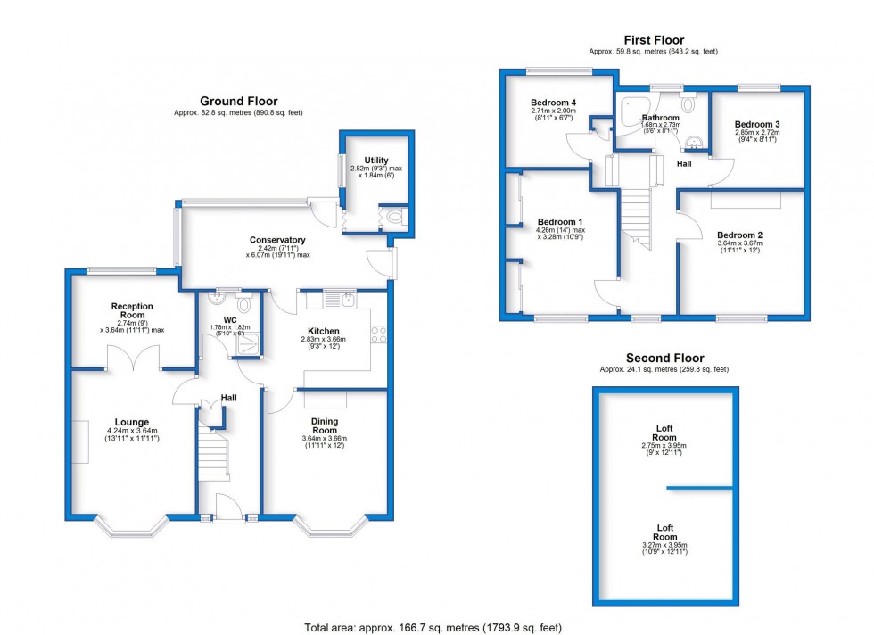 Floorplan for Far Laund, Belper, DE56