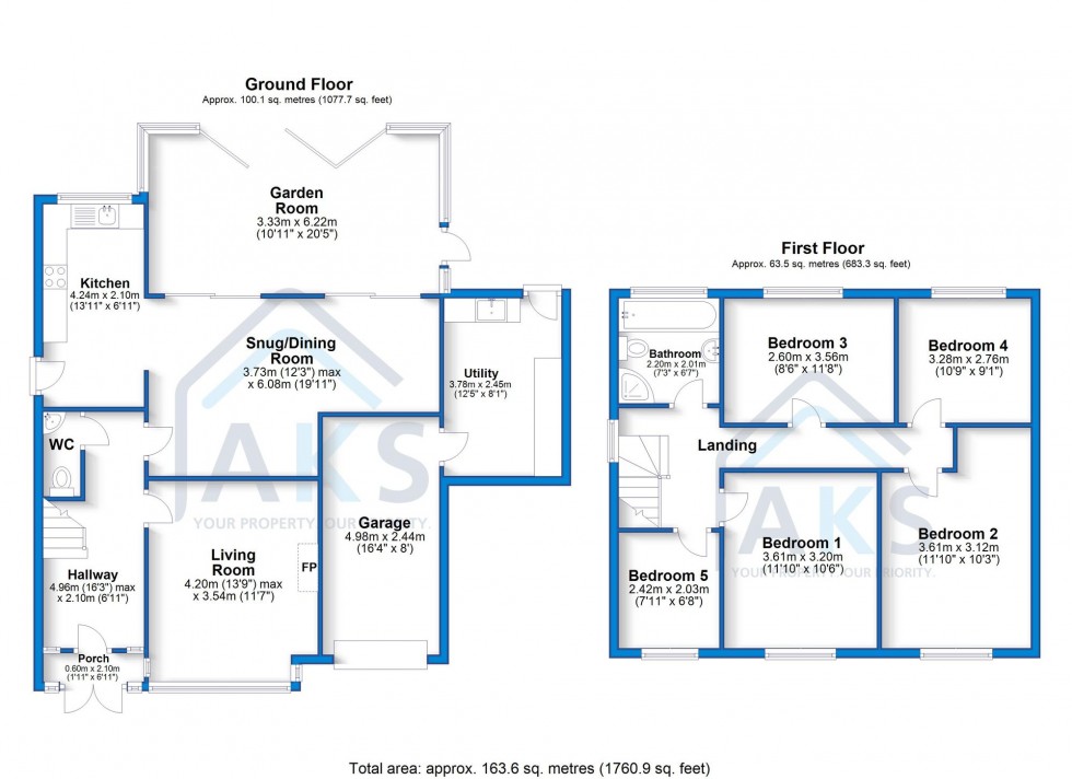 Floorplan for Western Road, Mickleover, DE3