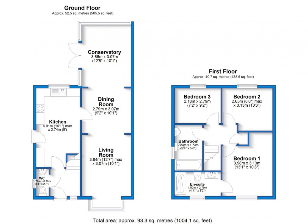 Floorplan for Welland Road, Hilton, DE65