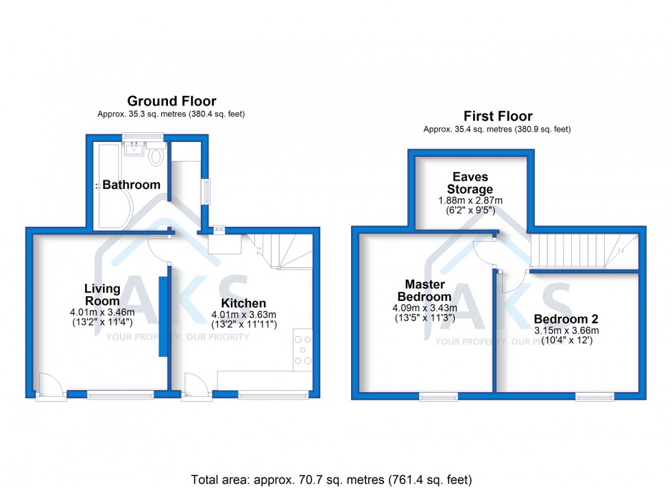 Floorplan for 175A Parkside, Heage, DE56