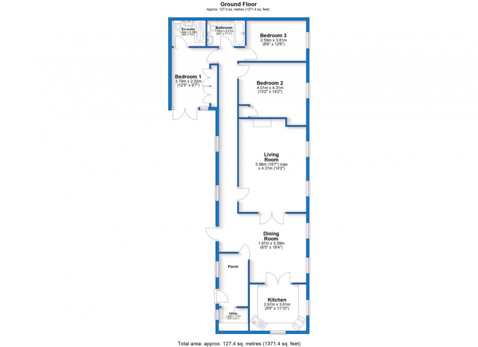 Floorplan for Main Street, Egginton, DE65