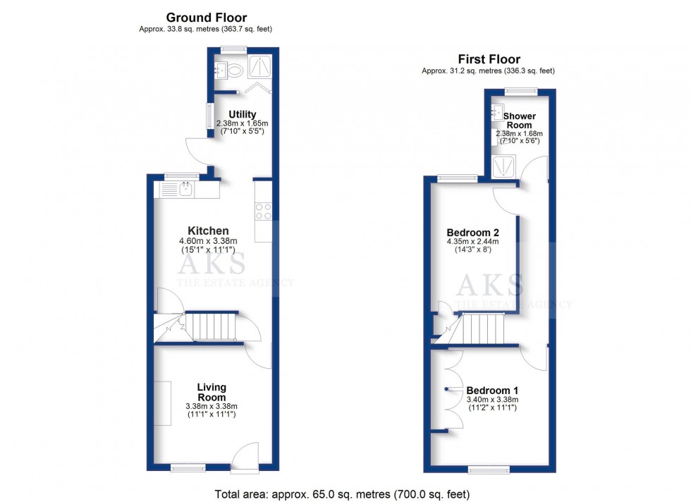 Floorplan for Hamilton Terrace, Willington, DE65