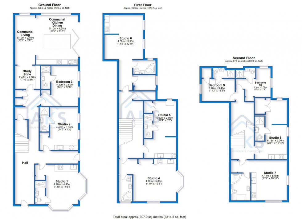 Floorplan for Arboretum Square, Derby, DE23