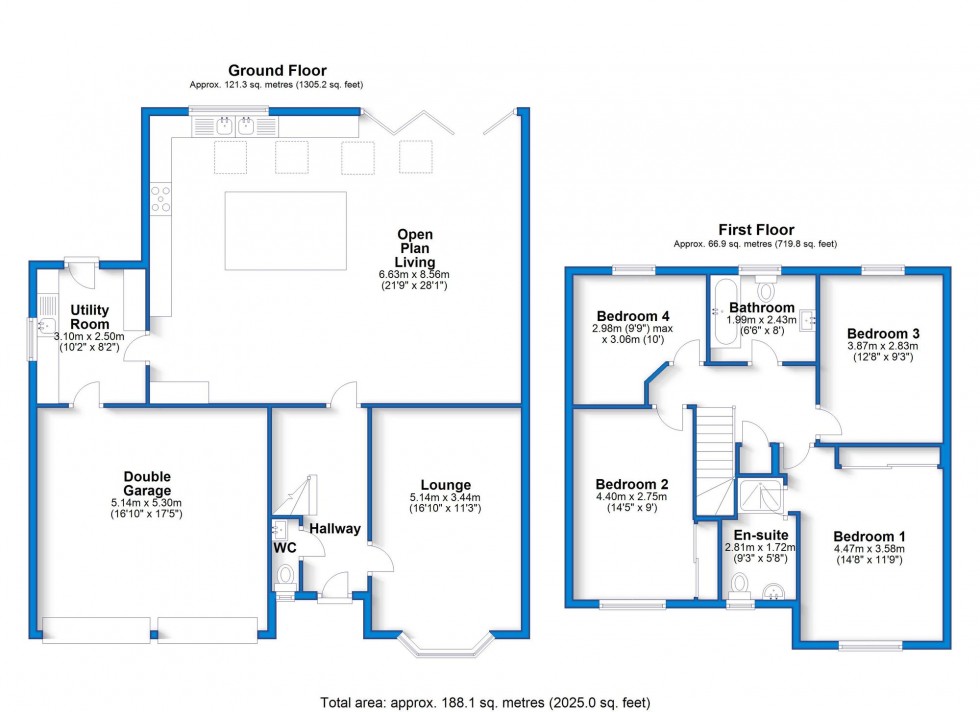Floorplan for Kings Mills Lane, Weston-On-Trent, DE72